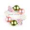 wholesale colorful beads nacklace, baby girls beads necklace,bead necklace for little girl
