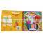 Eco-friendly children activity book printing with colorful plasticine