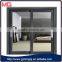 thermal break wooden color aluminum frame interior soundproof interior sliding door