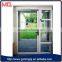 cheap double pane powder coating aluminum profile apartment door