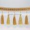 Decotative Yellow Tassel fringe