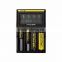 Fast charger Nitecore D4 intelligent Nitecore D4 charger for LG HE2 / LG HE4/LG HG2 18650 battery                        
                                                Quality Choice