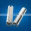 stair railing stainless steel slotted tube for 16mm glass