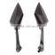 Soto racing - Diamond Carbon Fiber Color Black Stem Motorcycle RearView Side Mirrors