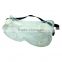 2016 hot selling dental safety goggles CE EN 166 PC transparent safety goggles with 4 holes PC replacable safety goggles