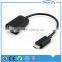 NEW!!short length v2.0 micro usb otg cable for Mobile Phone Micro OTG adapter cable OEM factory
