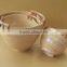 coiled bamboo bowl