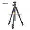 Q304 Guangzhou aluminum travel camera tripod for digital& DSLR 1570mm photography stand with gimbal fluid damping ballhead 666