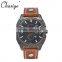 chaxigo 9908 high fashion Genuine leather men watch make your brank and logo