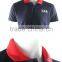 Custom two colors mercerized cotton polo shirts