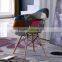 Wood legs dining room chairs plastic wedding chair