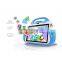 Intel Atom Processor Type Touch Screen Children tablet pc android