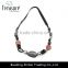 Fashion jewelry Wholesale hot selling elegant cheap rivet necklace leather necklace