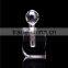 Crystal Beauty Clean Crystal Perfume Bottle with Round Cap