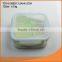 High output clear square glass food container with lid used in kitchen