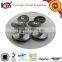 Anti Silver Denim Button With Rhinestone With Embossed Logo