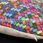 Colorful Cartoon Design Dual-use Linen Waist Pillow Cushion Cover
