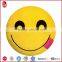 Hot sale pp cotton plush emoji pillows soft toy