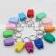 mint flavor tooth shape dental floss with FDA..