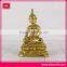 custom buddha gold plate sculpture,gold plated figurine