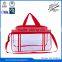 Transparent PVC travel duffel bag for teenager