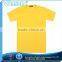 yarn dyed new style 100% cotton men fitness yellow t shirt