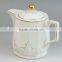 china supplier moka pot, ceramic moka pot new design, white ceramic coffee moka pot