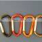 custom aluminum flat carabiner for bag