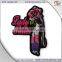 hot sale cheap custom wool Bike embroidery patches with heat adhesive backing