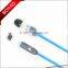 2016 Newest high quality Micro usb + 8pin USB 2 in 1 usb data cable, dual charger usb data cable
