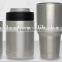 vacuum insulated double wall lowball stainless steel can cooler