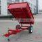 China CE cheap hydraulic mini compact semi camper small farm tractor trailer