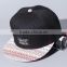 Newest Design Trucker Hats Custom Blank white black sports Fashional Flat Brim Snapback Caps