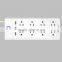 US surge protector usb power strip