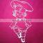 OEM Service !!! T-shirt label /logo with Reflective heat transfer vinyl