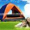 Two man fiberglass pole rain protection tent