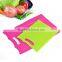 2015 new design plastic antibacterial cutting board/chopping board/cutting block