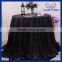 CL006C Popular made in china 6ft banquet rectangle wedding decoration black sequin table cloth