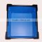 High quality 3mm thickness blue plastic box with attached lids turnover plastic box