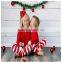 hot sale! in-stock item trade assurance service long sleeve striped christmas pajamas family wholesale