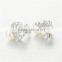 Ladies Earrings Designs Pictures,Crown Pearl Earrings Jewelry FE279