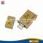 Most popular custom logo silk printing wooden twig usb drive