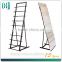retail store metal movable wood flooring tile display shelf rack with brand HSX-S0183
