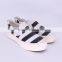 striped printed upper rubber sole platform slip on women sneakers cheap casual canvas shoes 2016, shoes women ladies