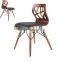 Strong modern design wooden 4 wood legs chair, dining room chair, home furniture