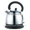 heating element cordless stainless steel electric kettle with thermometer