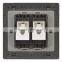 two gang PC socket pressure- line type
