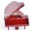 Wooden Piano Clockwork Music Box Elegant Musical Design Gift