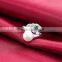 heavy design white gold moti wedding pearl diamond rings