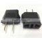 220v to 110v plug adapter 2 flat pin plug